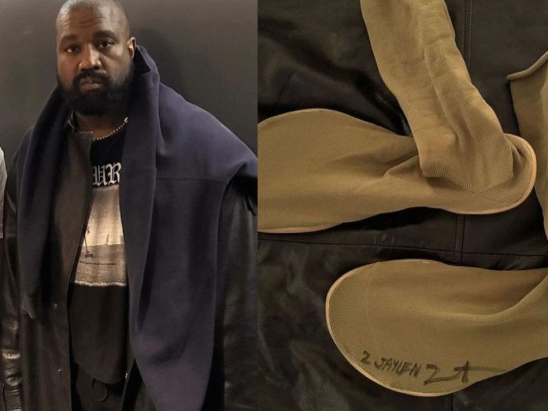 Nueva colección de calzado de Kanye West inspirado en calcetas