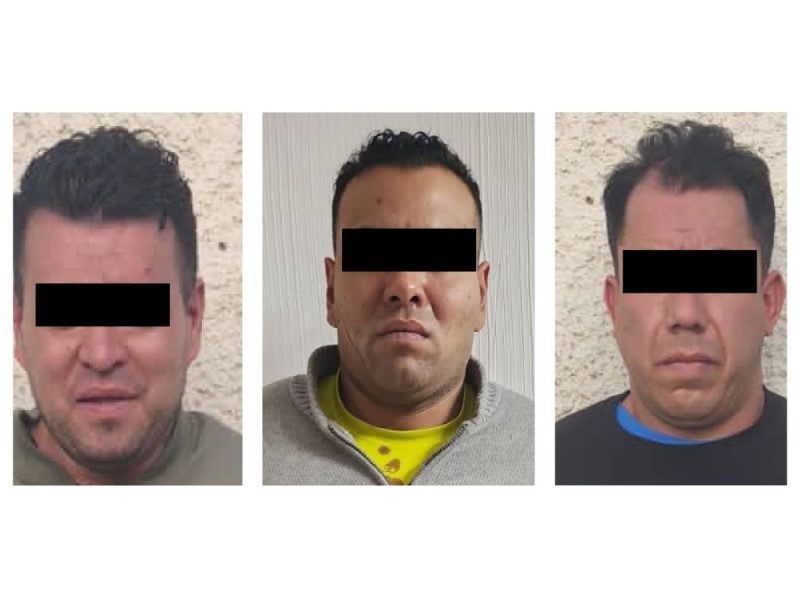 Atrapan a 3 de banda de “robacoches” en CDMX