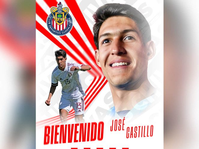 Chivas anuncia su primer refuerzo: José Castillo para el Clausura 2024