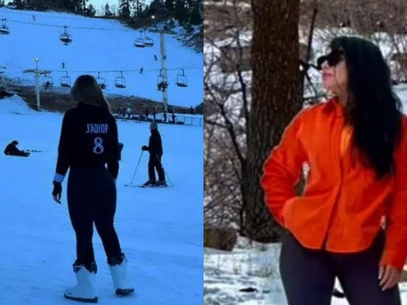 Emma Coronel y 'La Chapodiputada' difunden fotografías en la nieve ¿coincidencia?