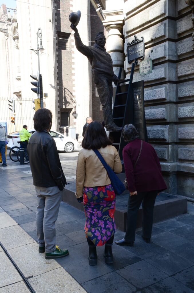 Inauguración de la estatua de Francisco Villa en el Centro Histórico de la CDMX