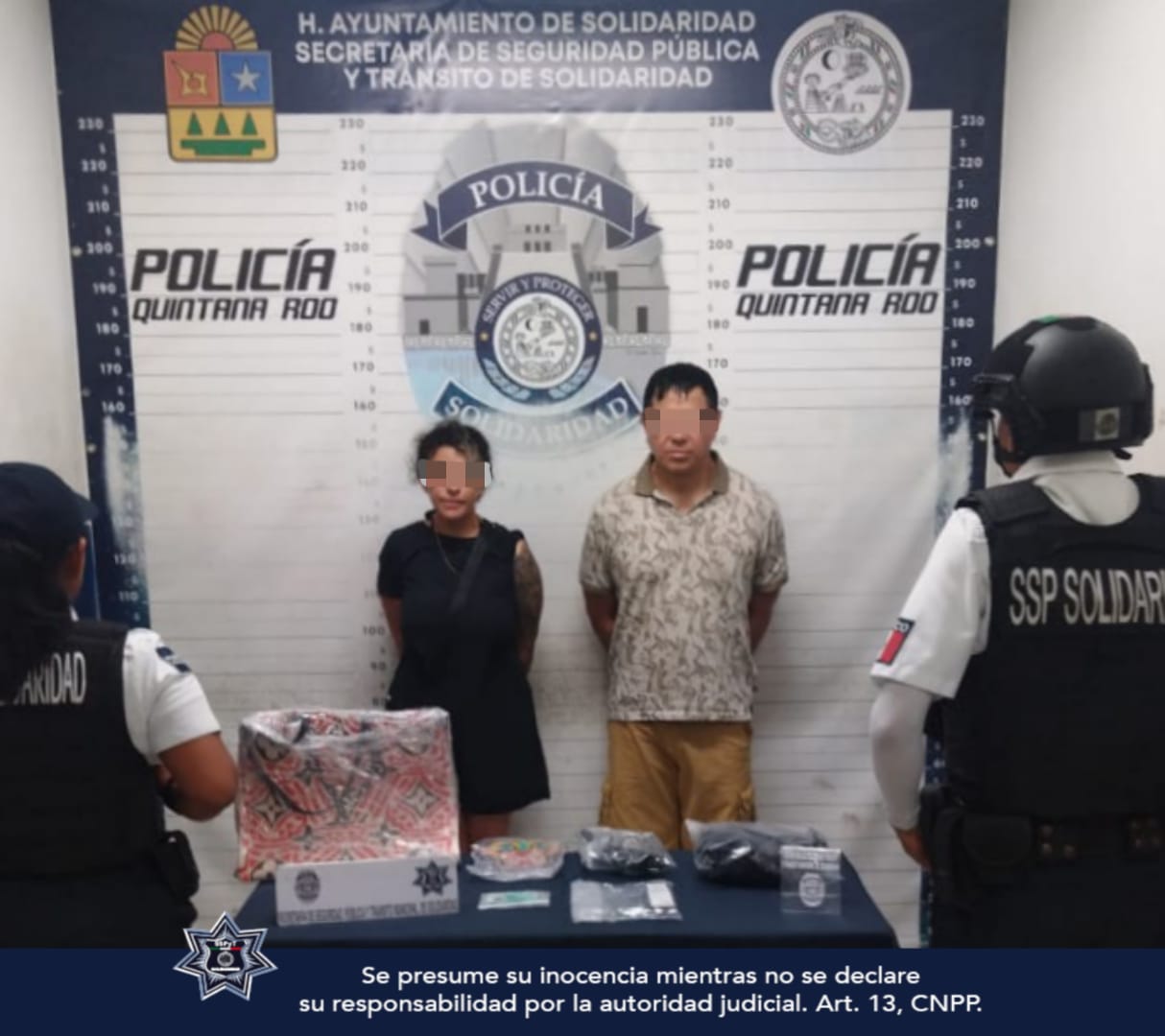 Policías de Solidaridad actúan rápidamente para detener a ladrones