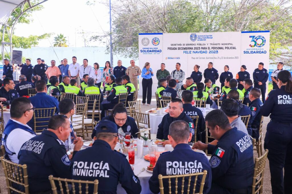 Lili Campos reconoce el papel fundamental de elementos policíacos en la renovación