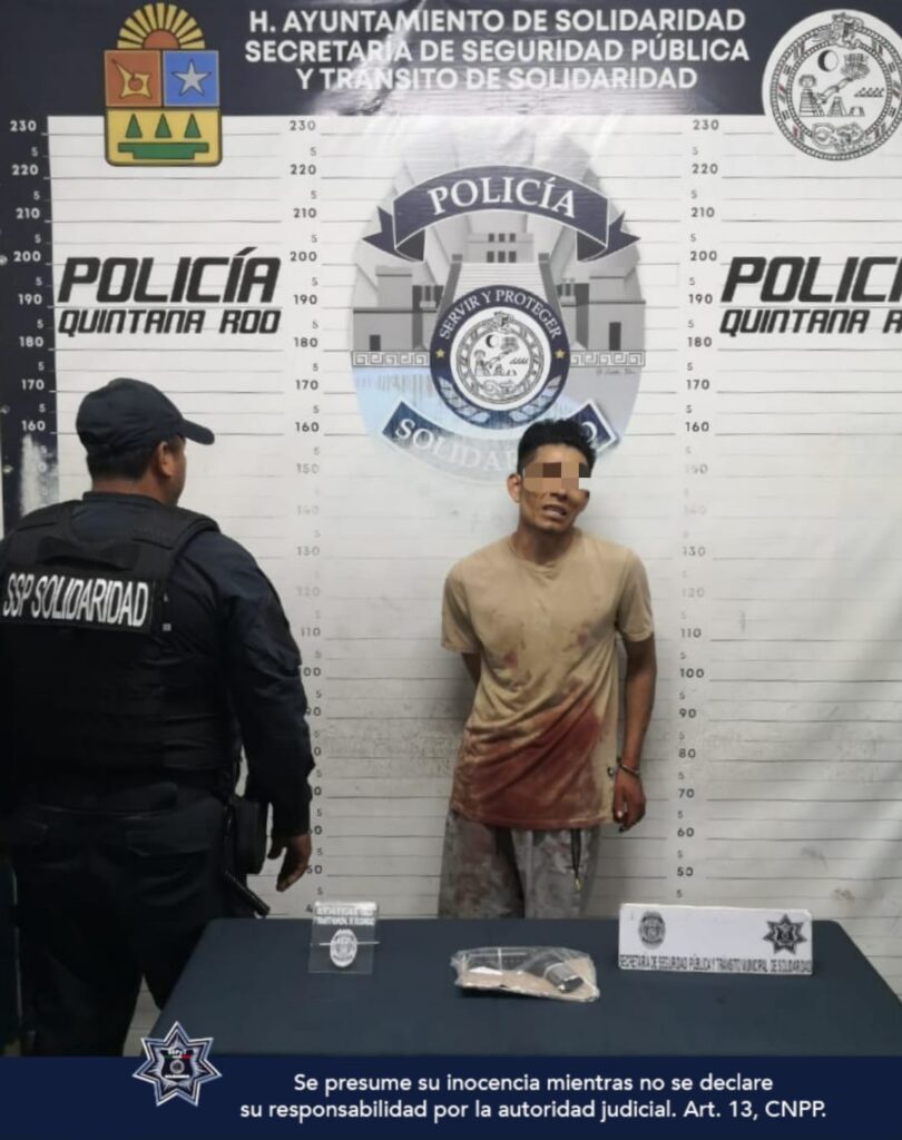 Policía de Solidaridad detiene a 4 personas y confisca narcóticos