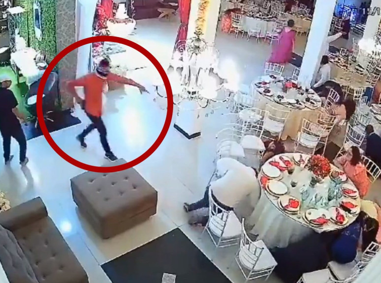 Rateros entran a boda en Brasil, someten a 150 invitados