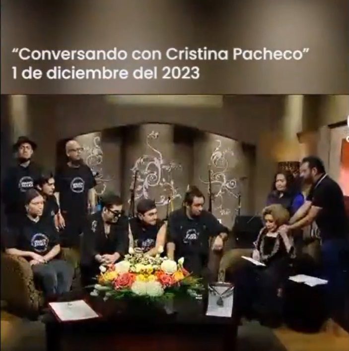 Cristina Pacheco anuncia la suspensión de “Conversando” por graves problemas de salud
