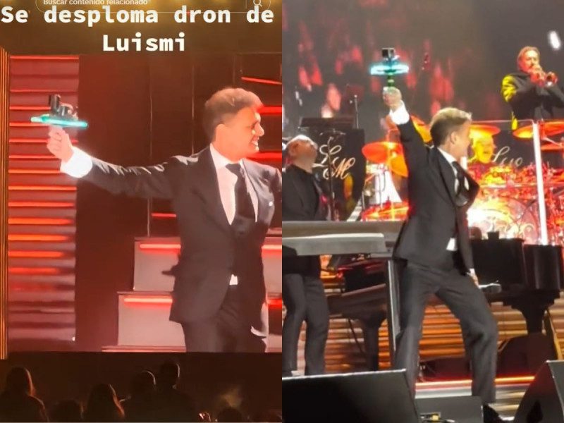 Caída de dron en concierto de Luis Miguel se suma a los hechos inusuales de su tour