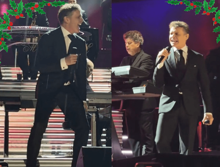 Luis Miguel da sorpresa navideña a público de Morelia