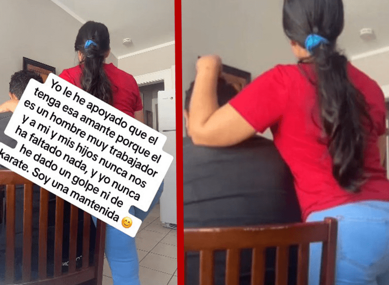 Mujer tolera infidelidad de esposo a cambio de que la mantenga