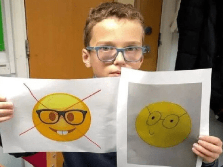 Niño solicita a Apple modificar emoji de ‘nerd’ por bullying hacia las personas que usan anteojos