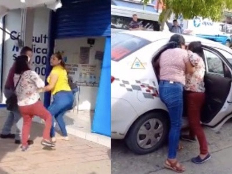 Marido infiel huye con su amante tras pelea entre su esposa y “la otra”