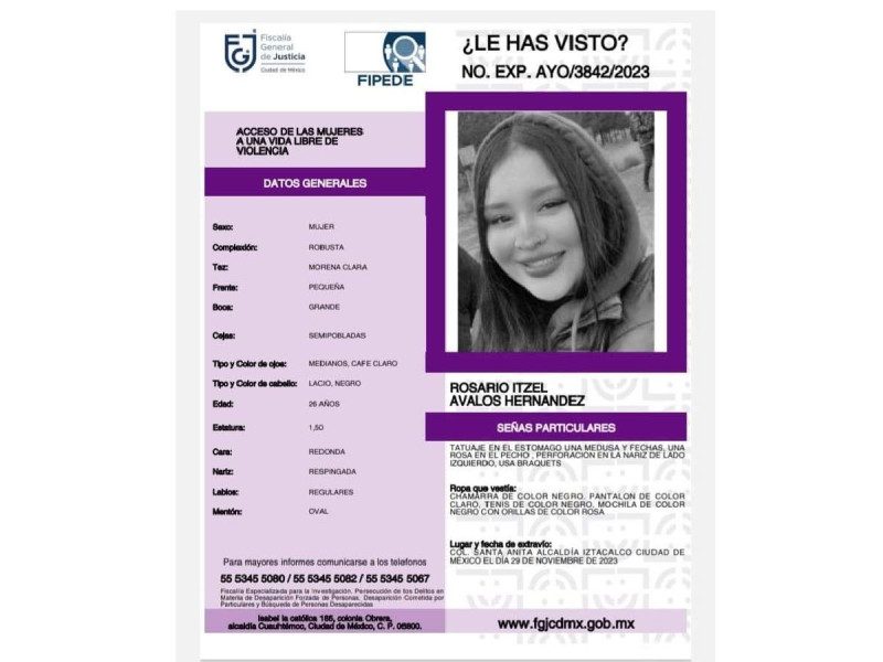 En CDMX, desparece una policía que denunció abuso sexual