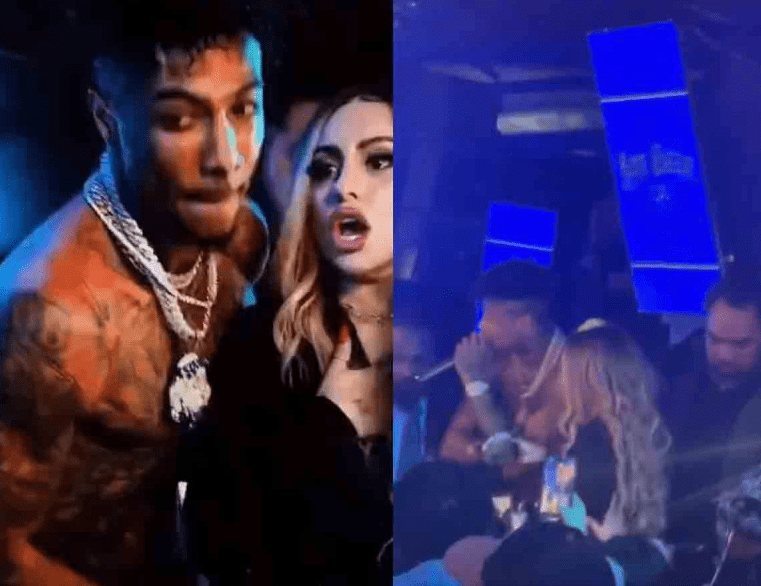 Rapero arrastra a fan al escenario, la tira y pide a público que la golpee