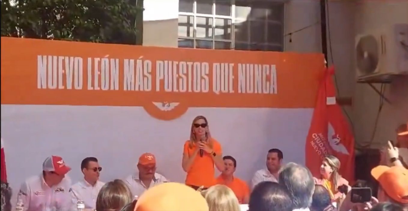 Mariana Rodríguez se registra como precandidata a la Alcaldía de Monterrey