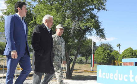 Samuel García agradece conclusión de Acueducto “El Cuchillo II”