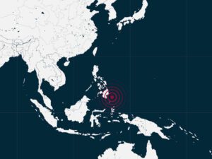 Activan alerta de tsunami tras sismo de magnitud 6.9 en Filipinas