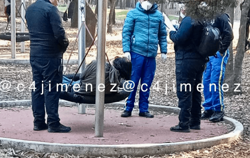 Hombre fallecido en columpio del Parque Gandhi; estudiante del IPN
