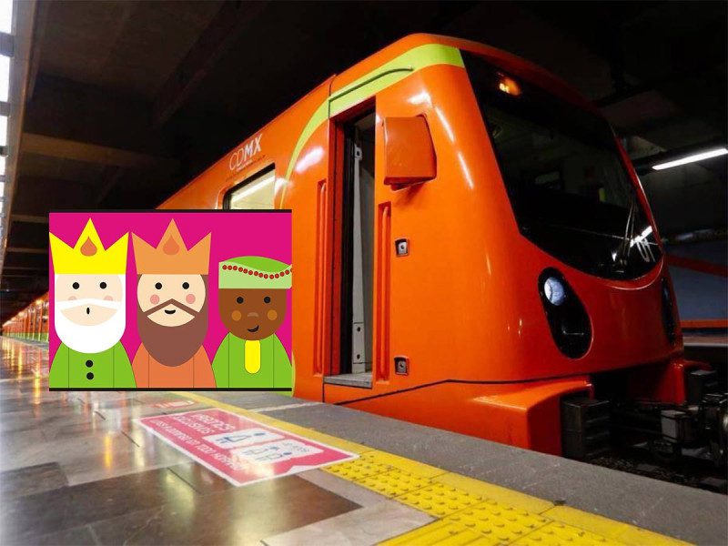 Apoyo de Metro, Metrobús y Transporte en CDMX a los Reyes Magos