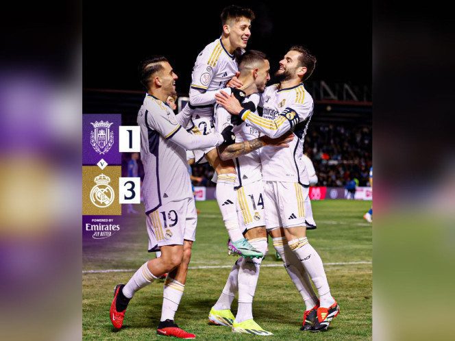 El Real Madrid asegura su pase a los Octavos de Final de la Copa del Rey