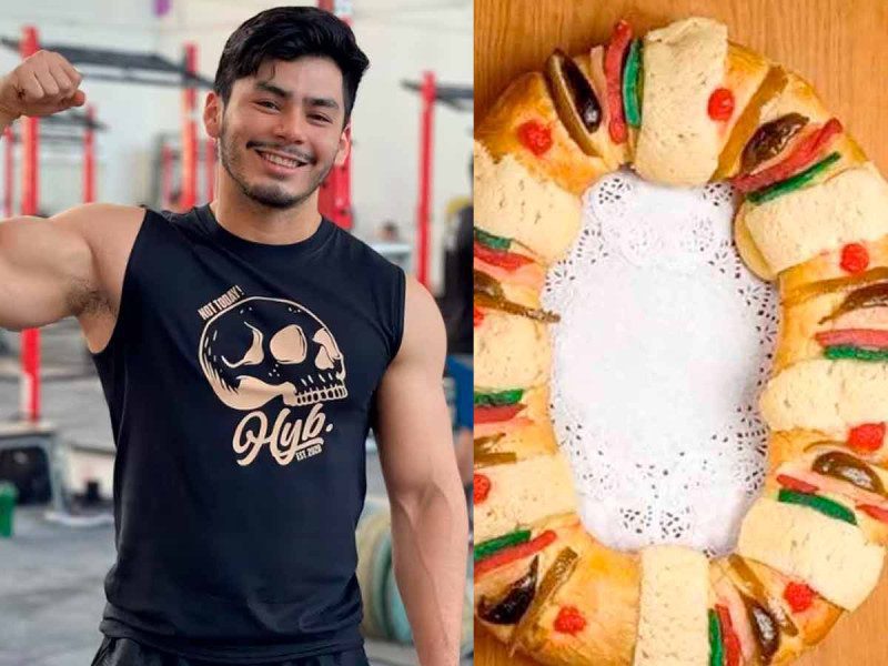 Halterista mexicano dona dinero a quien no tuviera recursos para una Rosca de Reyes