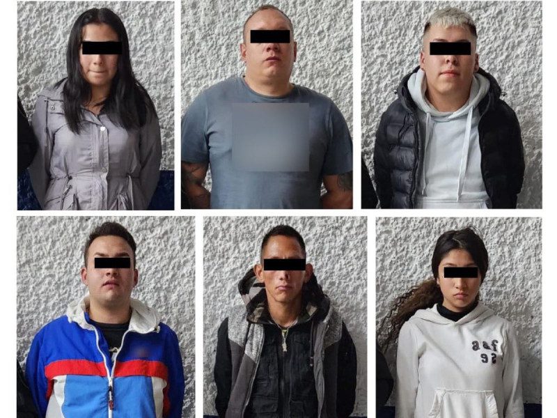 Detienen en CDMX a seis presuntos integrantes de un grupo delictivo