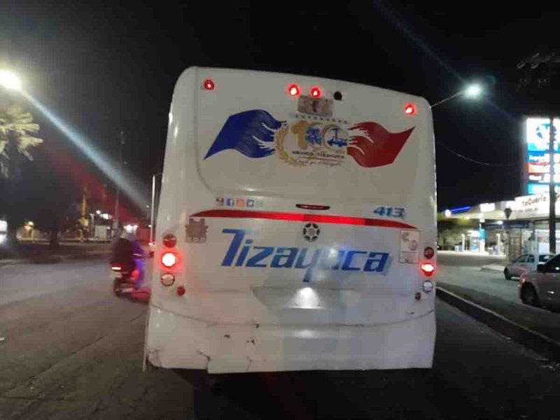 Ataca pandilla a pasajeros de autobús en Tizayuca