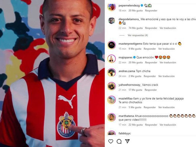 Felicidad entre aficionados por el regreso de 'Chicharito' a Chivas
