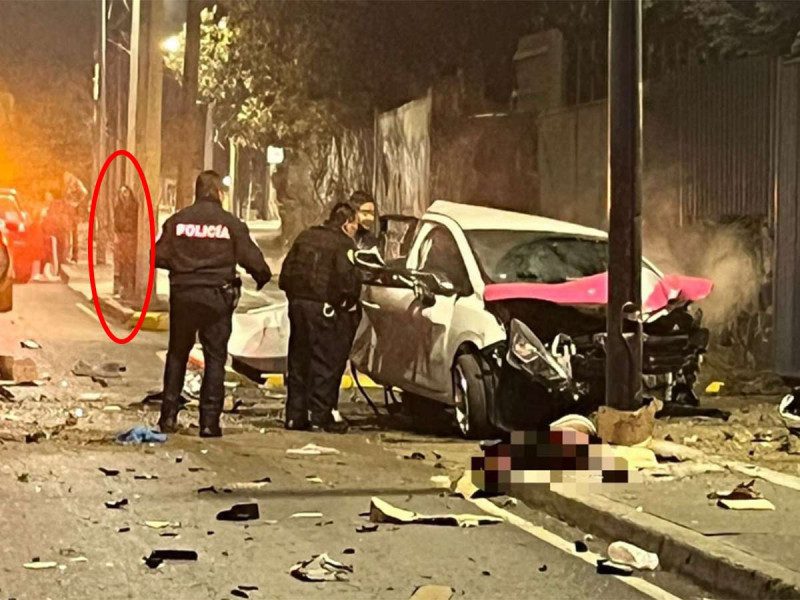 Misteriosa figura se presenta cerca de accidente trágico en Coyoacán