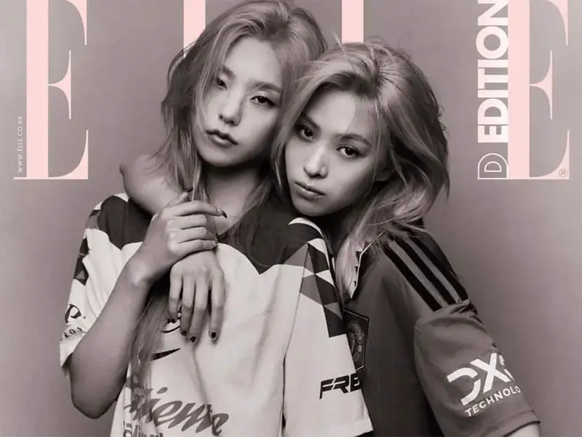 Yeji, del grupo de K-Pop ITZY, posa con playera del América