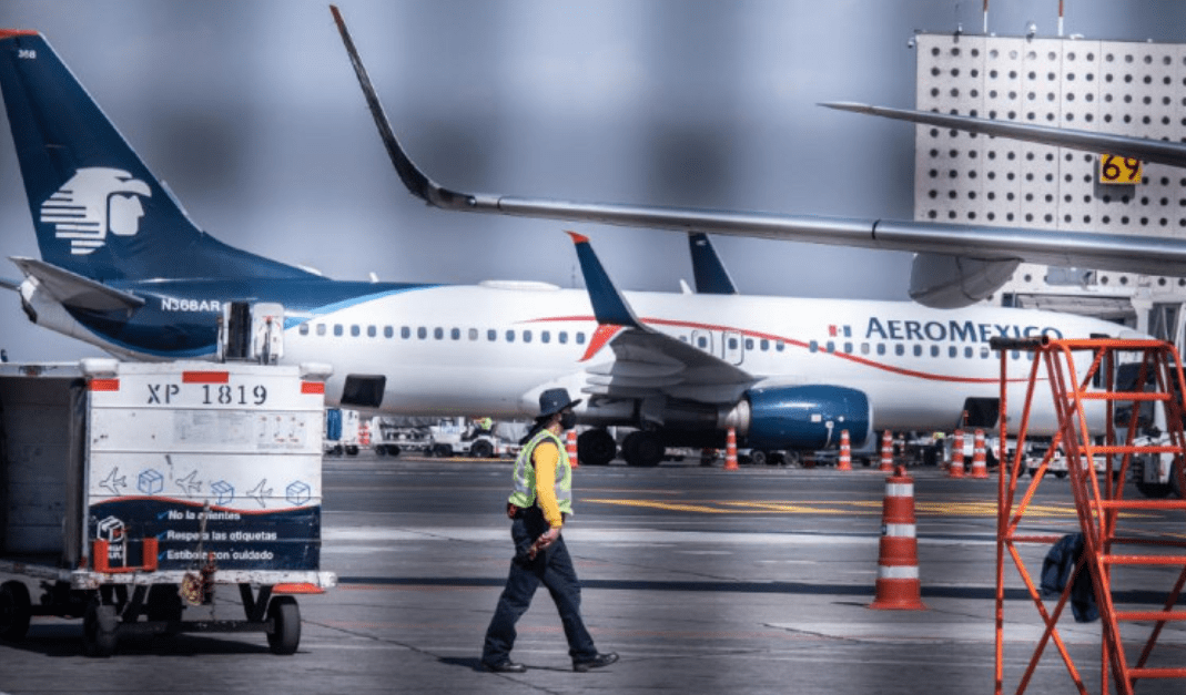 Tras incidente con Alaska Airlines, Aeroméxico mantiene en tierra 19 aviones Boeing