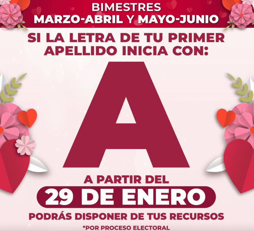 Hoy dio inicio el pago adelantado de la pensión del Bienestar