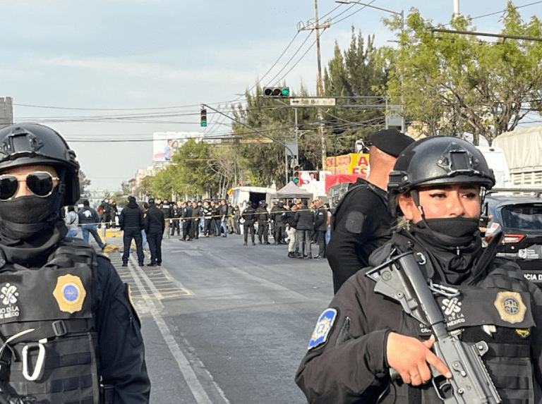 Balacera en romería de Iztacalco