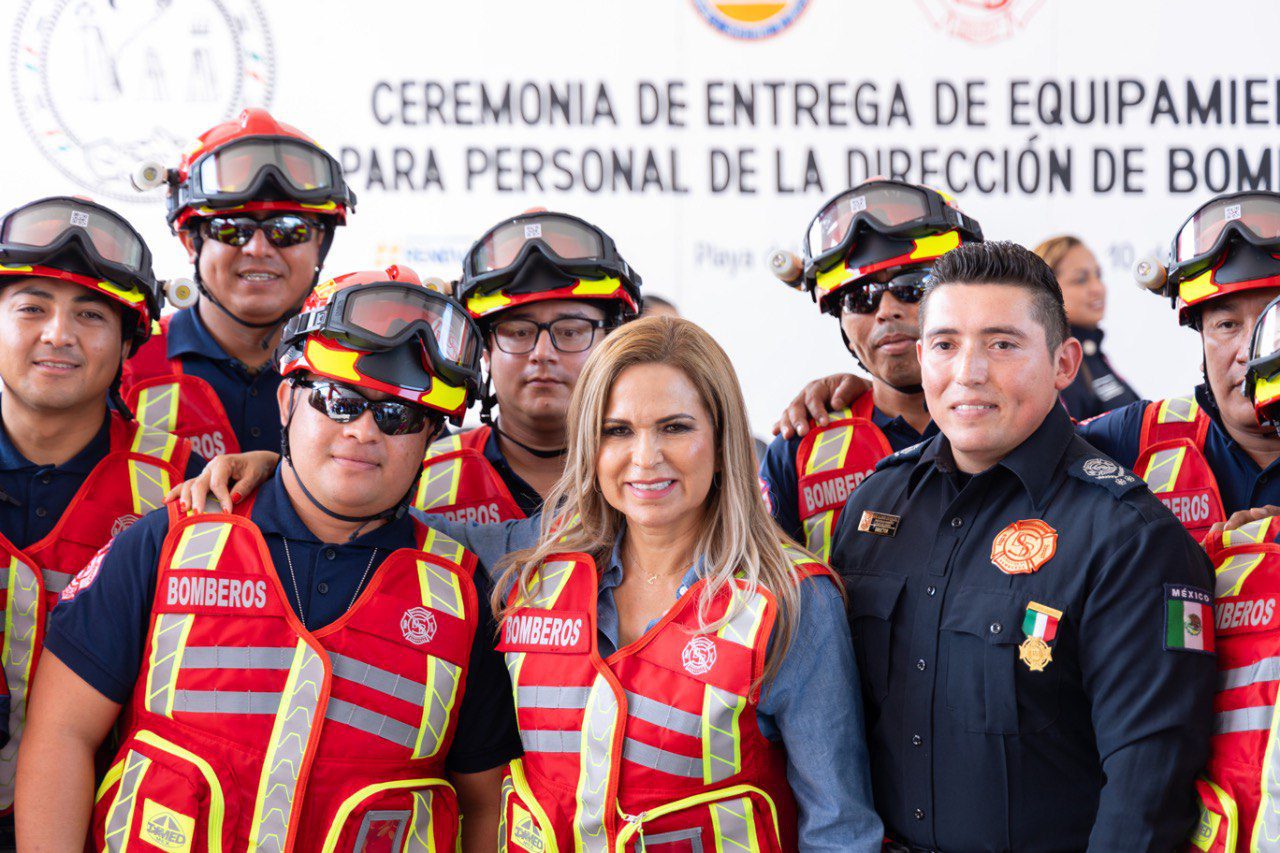 Solidaridad con el mejor equipo para bomberos en el estado