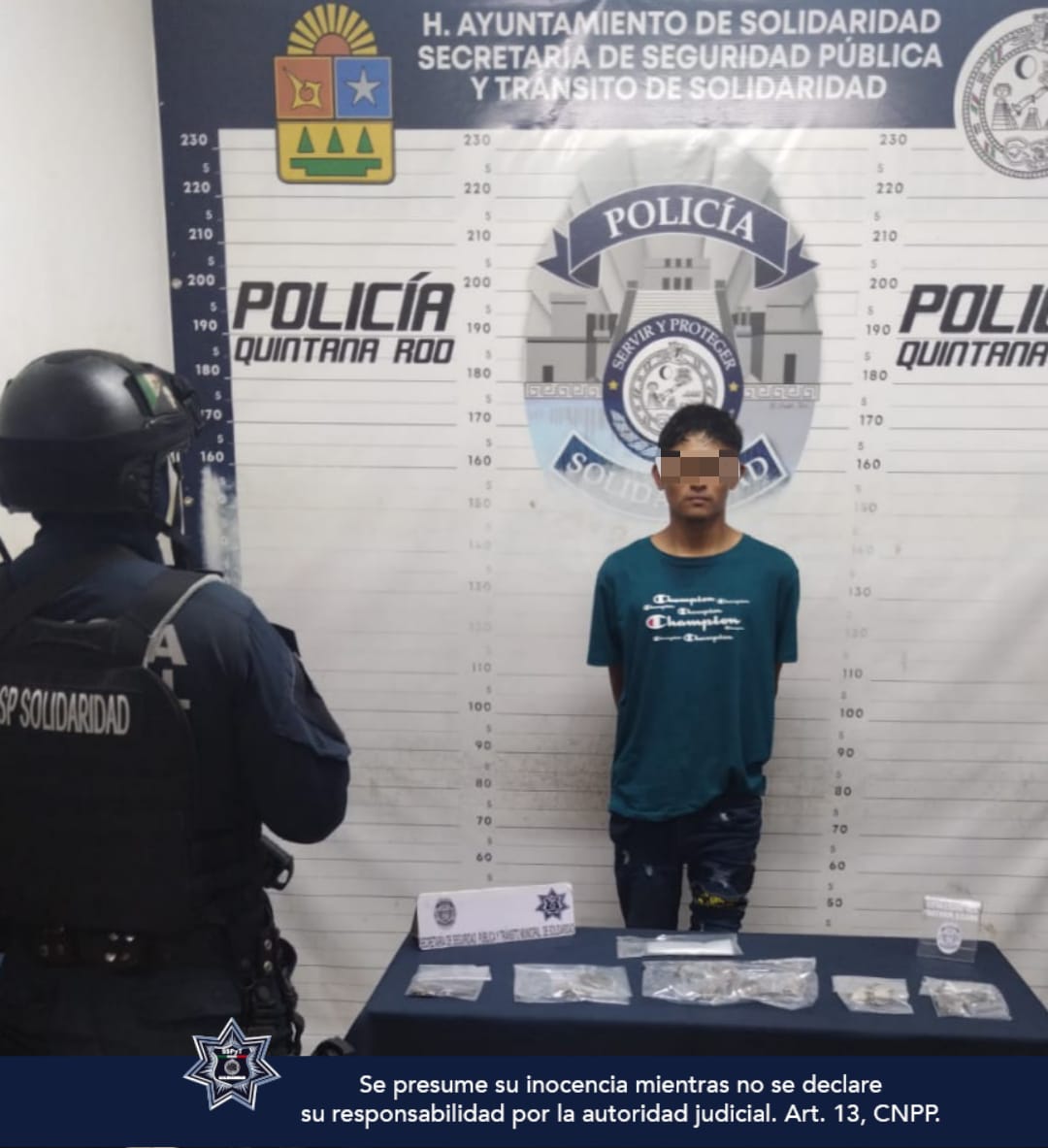 Policía de Solidaridad detuvo a dos narcomenudistas