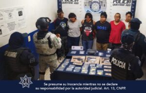 La Policía de Solidaridad detuvo a 7 personas con narcóticos
