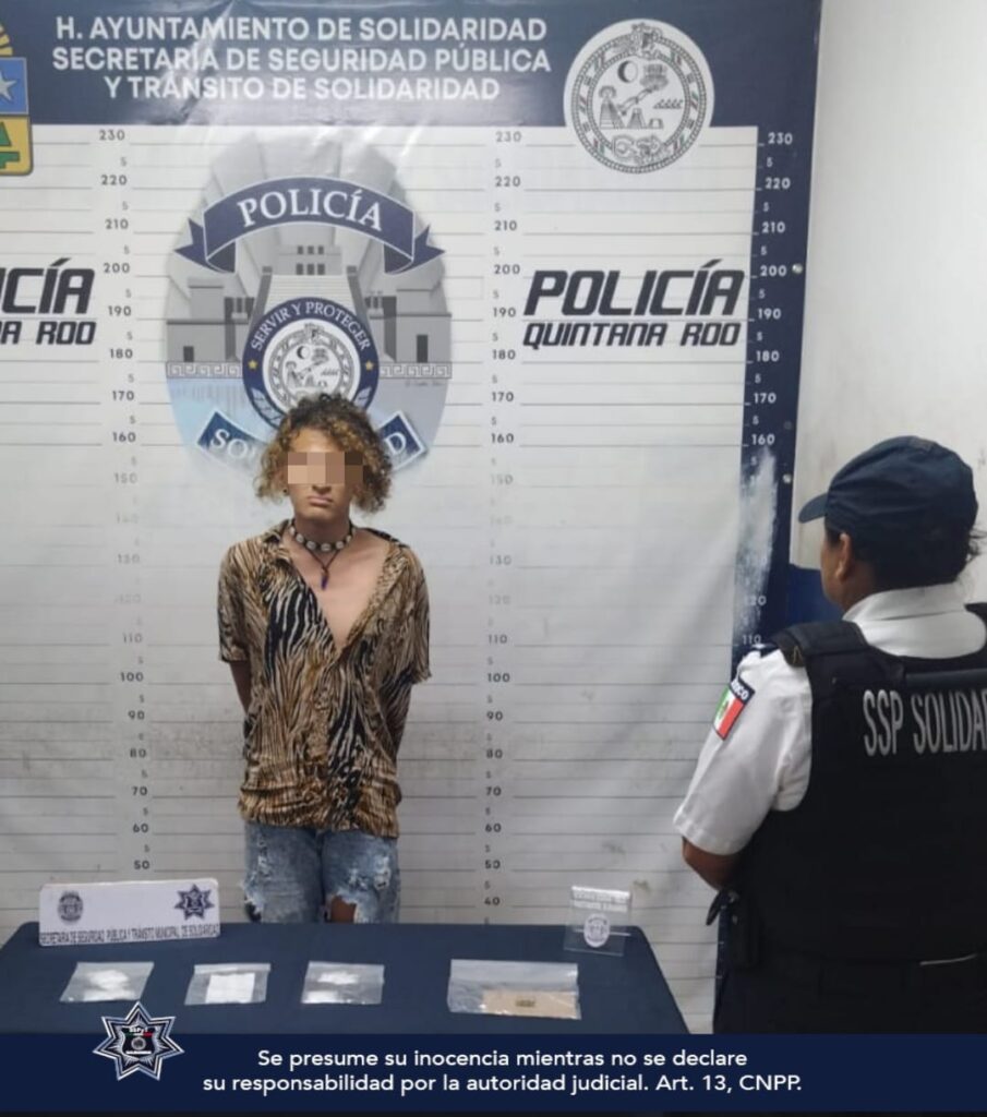 La Policía de Solidaridad detiene a 8 personas y asegura 240 dosis de droga