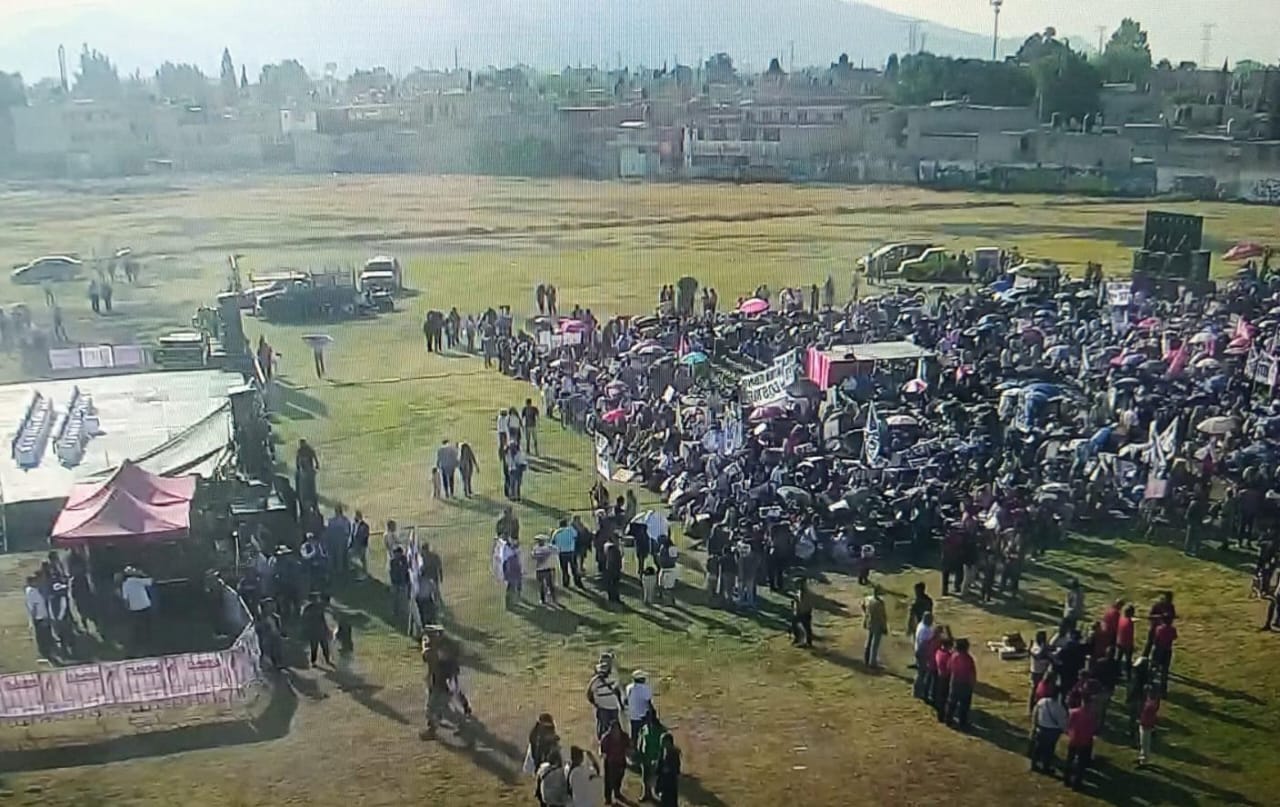 Fracasan diputados de Ecatepec en evento de apoyo a Claudia Sheinbaum