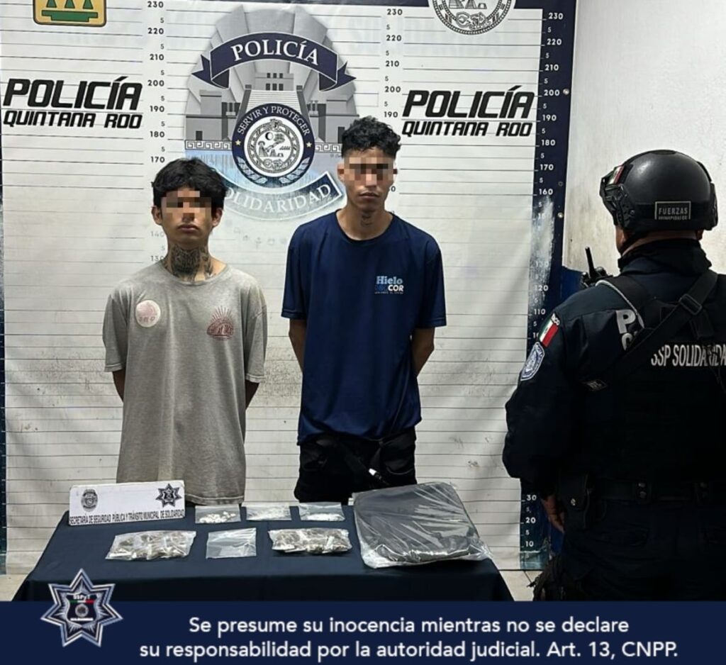 La Policía de Solidaridad detiene a 5 sujetos con droga