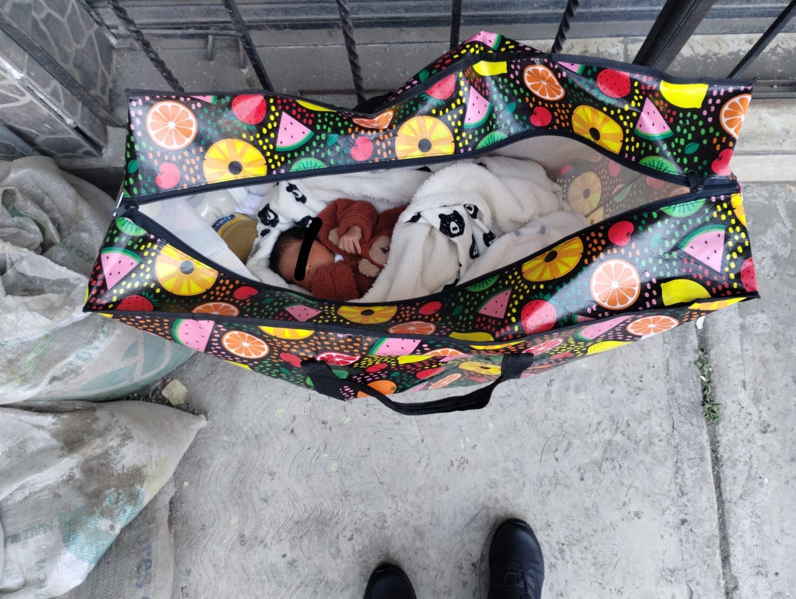 Familia recupera a Abdiel, bebé que fue robado por niñera