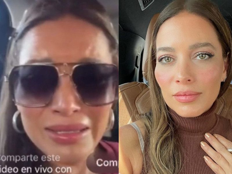 Adriana Fonseca llora por agresión de taxista