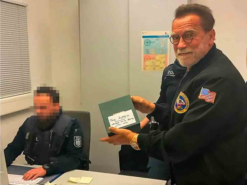 Detienen a Arnold Schwarzenegger en un aeropuerto de Alemania