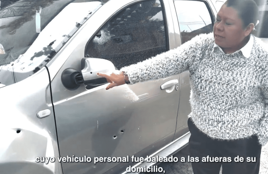 Balean auto de Guadalupe Barrón, diputada del PRI