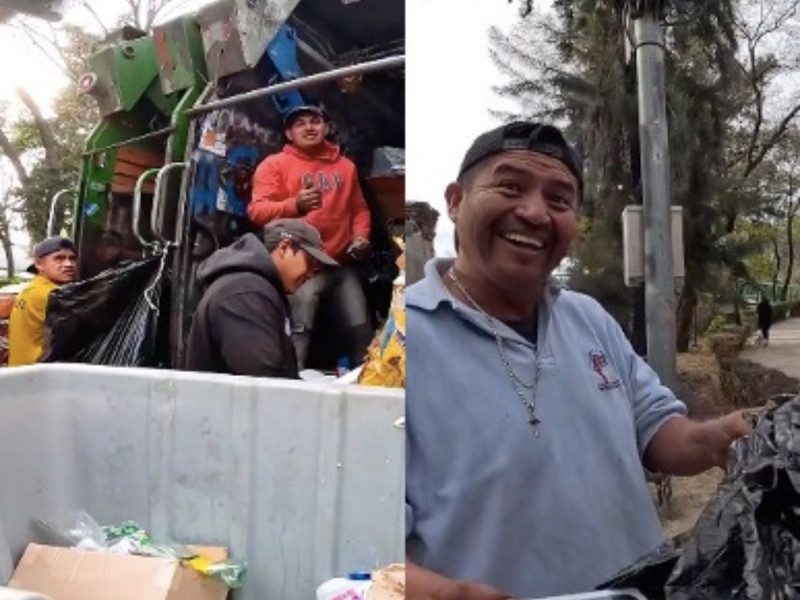 Recolectores de basura, ‘encuentran’ motos, iPhone y pantalla