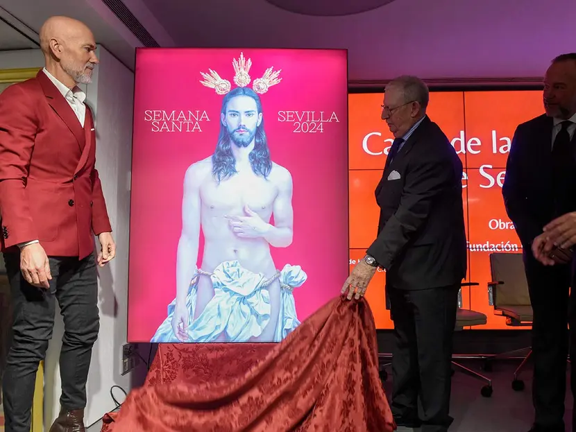 Cristo crea polémica en cartel de Semana Santa de Sevilla