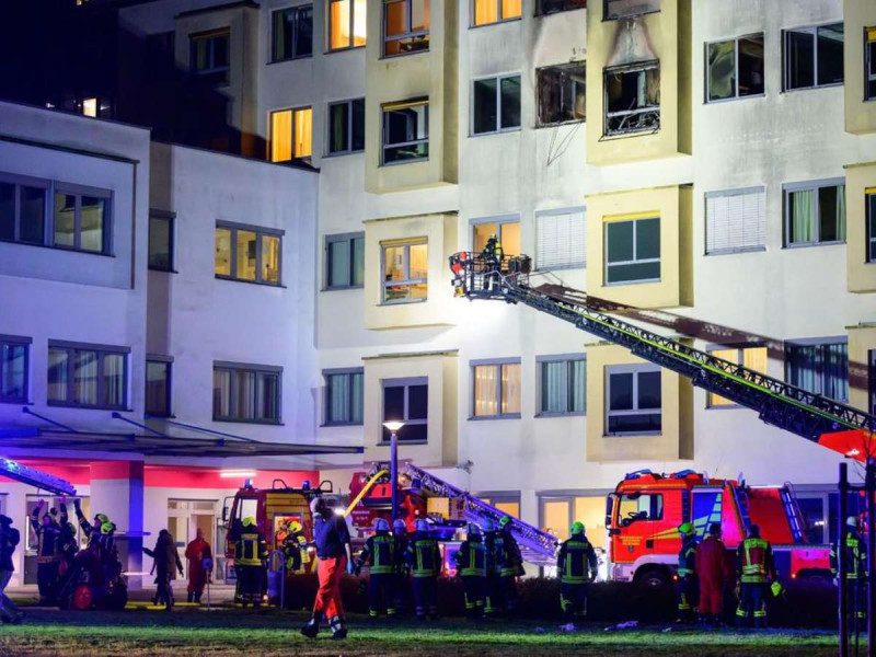 Incendio de un hospital en Alemania deja 4 personas sin vida