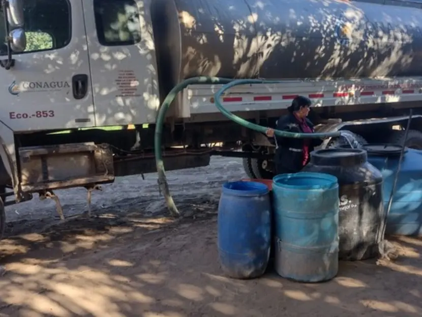Conagua distribuye agua potable en CDMX y San Luis Potosí