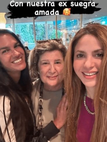 Shakira, presume en redes a su exsuegra favorita