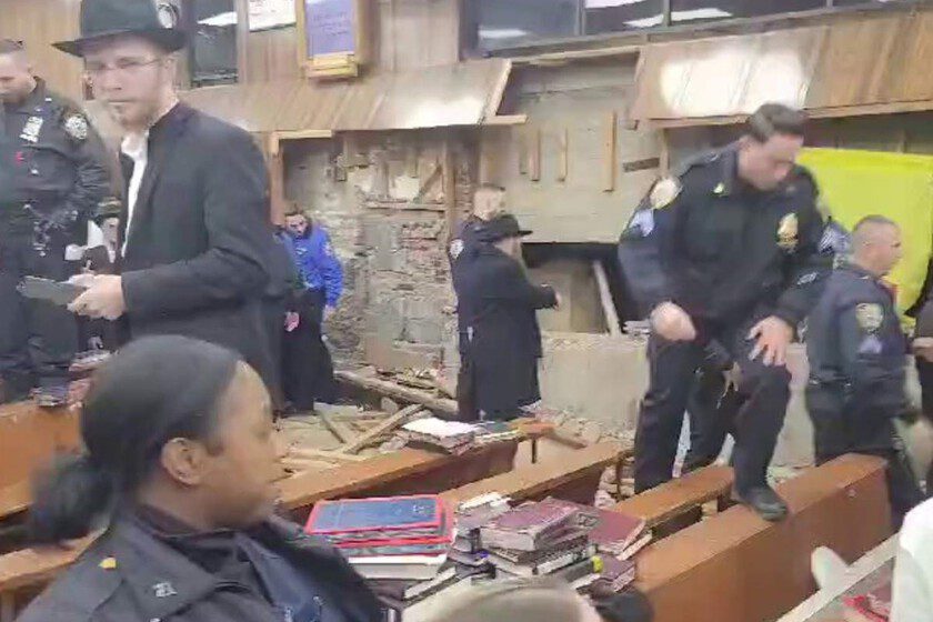 Túnel clandestino encontrado en sinagoga de NY