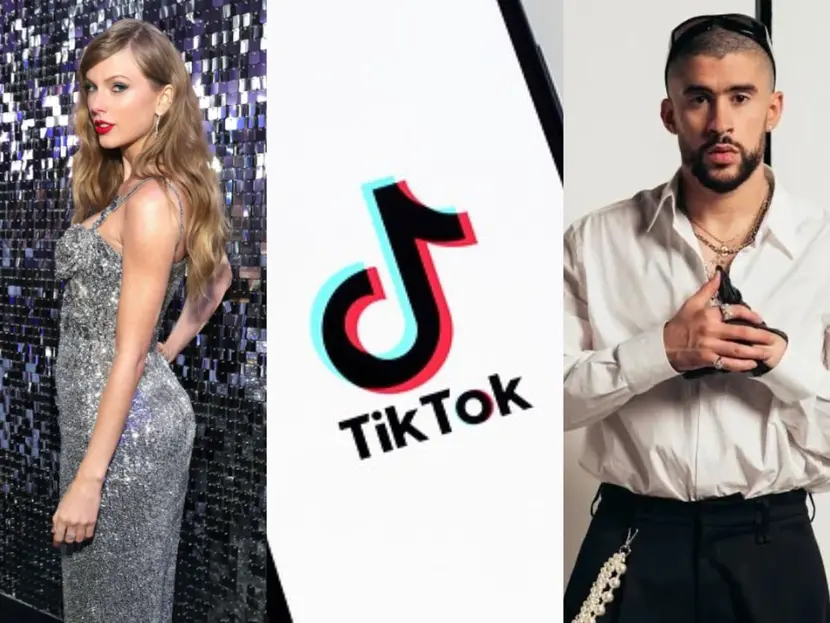 La música de Taylor Swift, Bad Bunny y otros artistas está en riesgo de desaparecer de TikTok