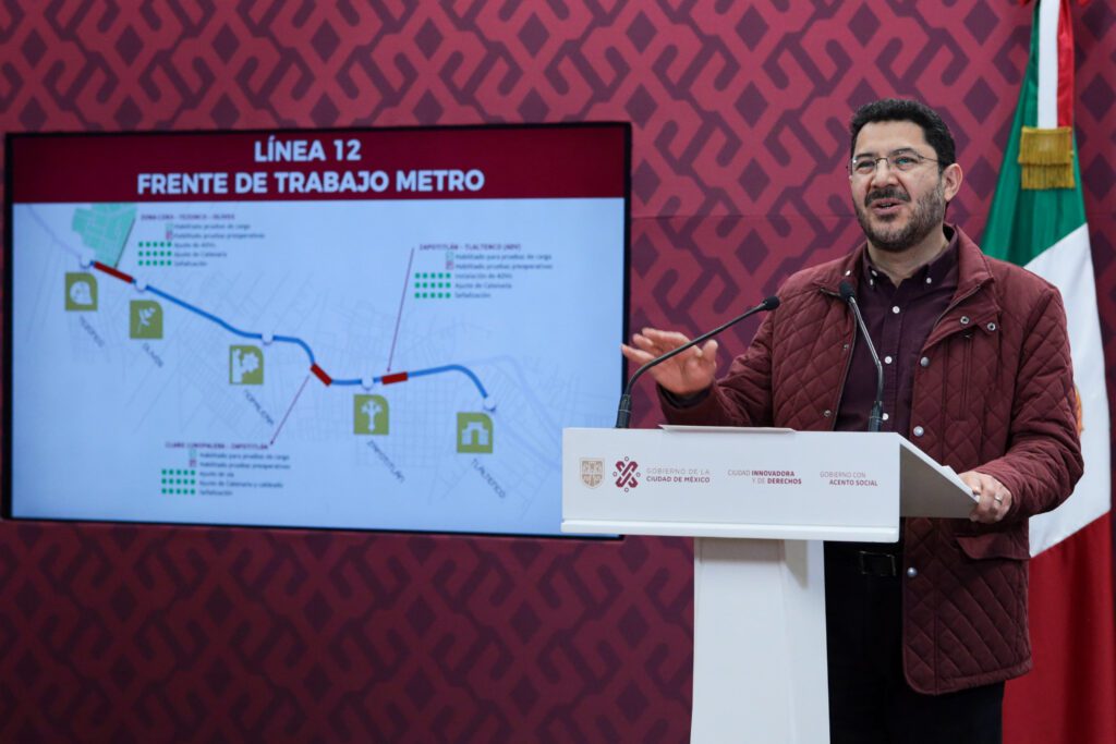 Martí Batres anuncia reapertura de tramo elevado de Línea 12 del metro